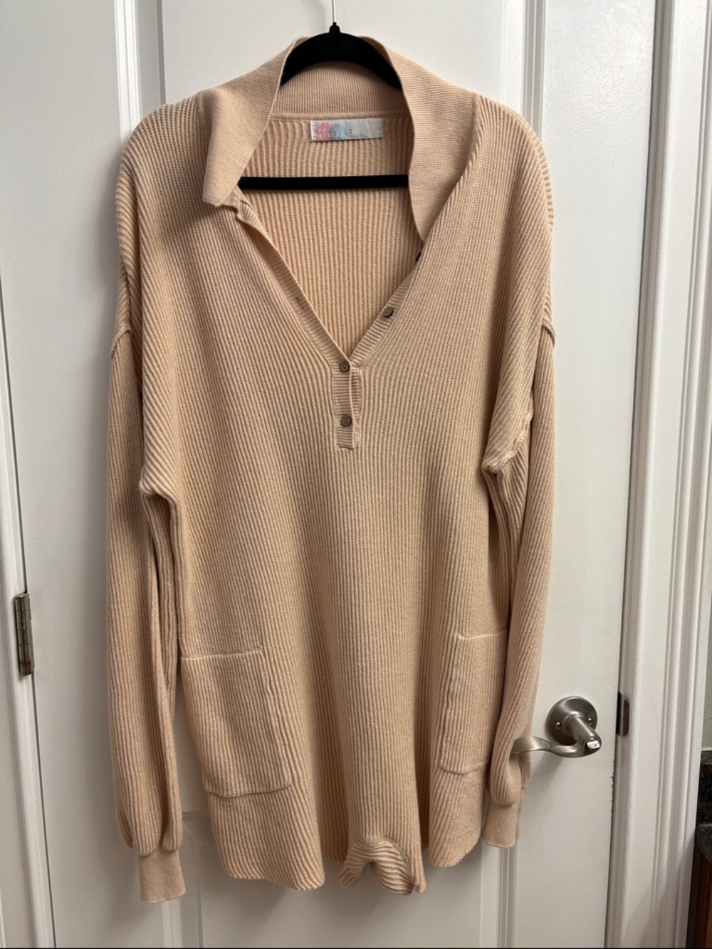 Free People Picnic Sweater Romper (L)